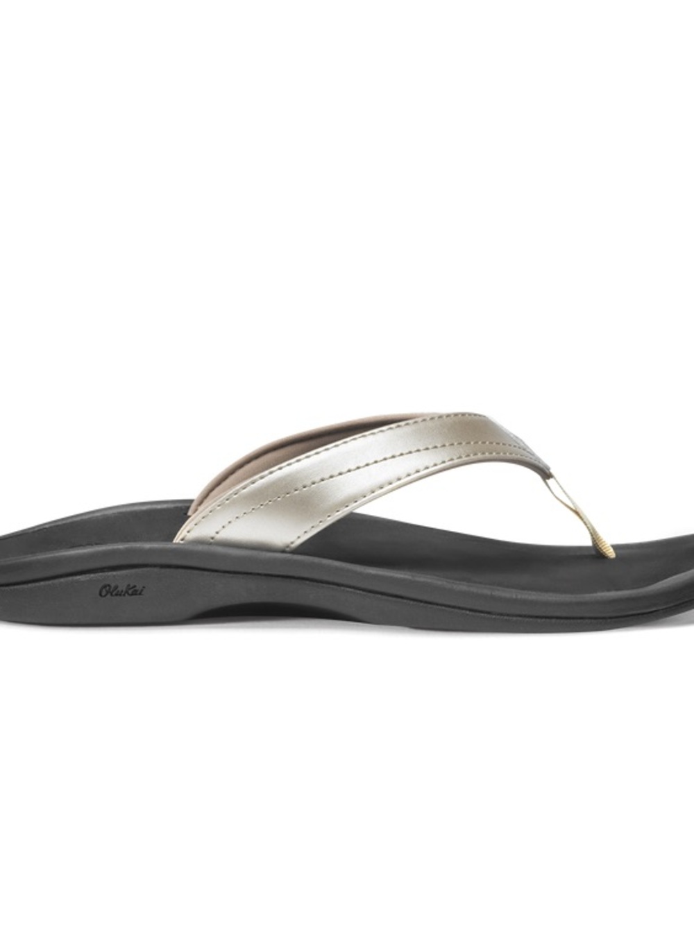 Olukai ‘Ohana Bubbly/Black Water Friendly Thong Sandals